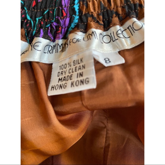 Vintage Silk Paisley Skirt - Picture 5 of 5